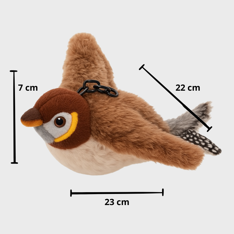 Pájaro interactivo para gatos y perros