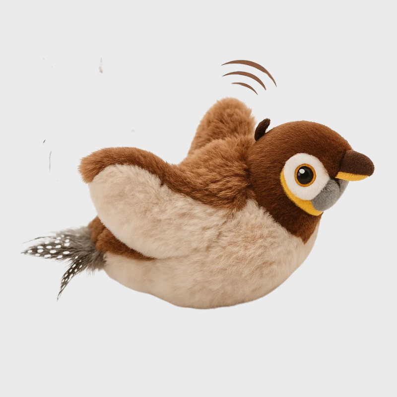 Pájaro interactivo para gatos y perros